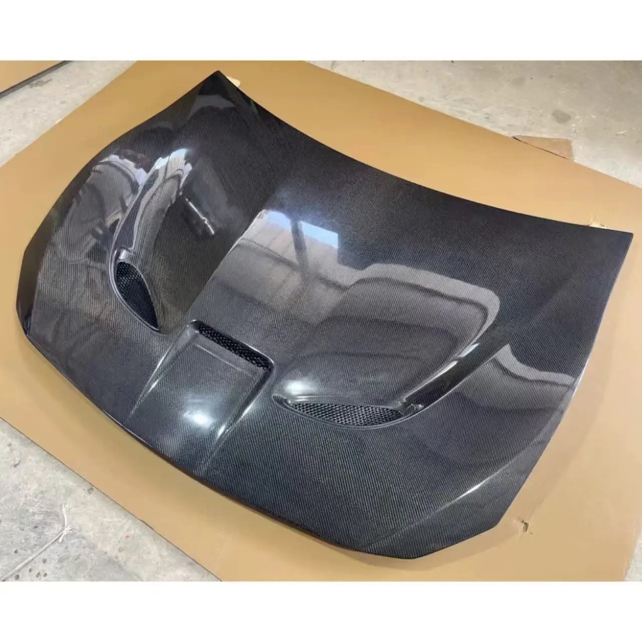 SW Style Carbon Fiber Front Engine Hood Bonnet Cover for  Brz  GT86 2013-2019